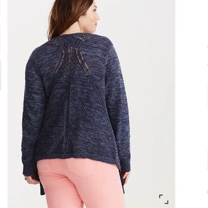 🍀5/$45🍀 NEEDLE STITCH DRAPED FRONT CARDIGAN